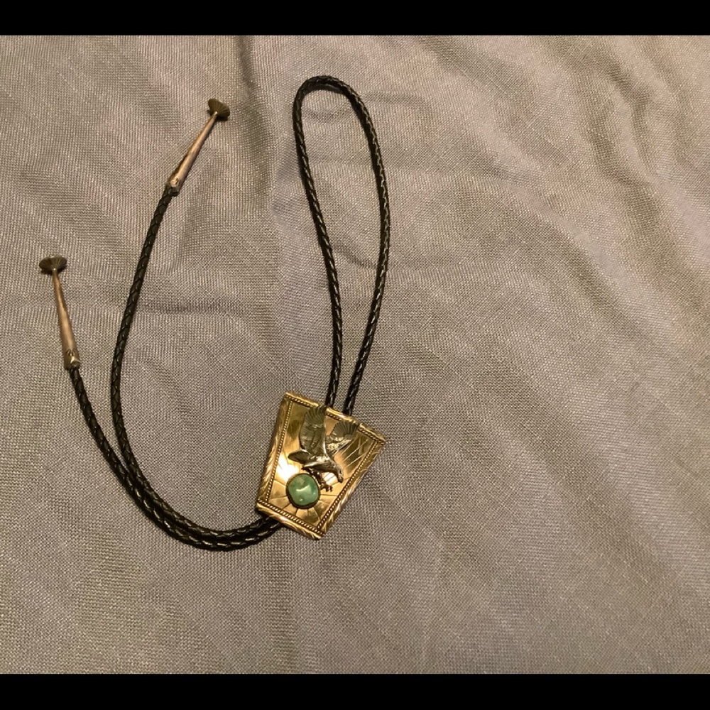 STERLING EAGLE BOLO TIE